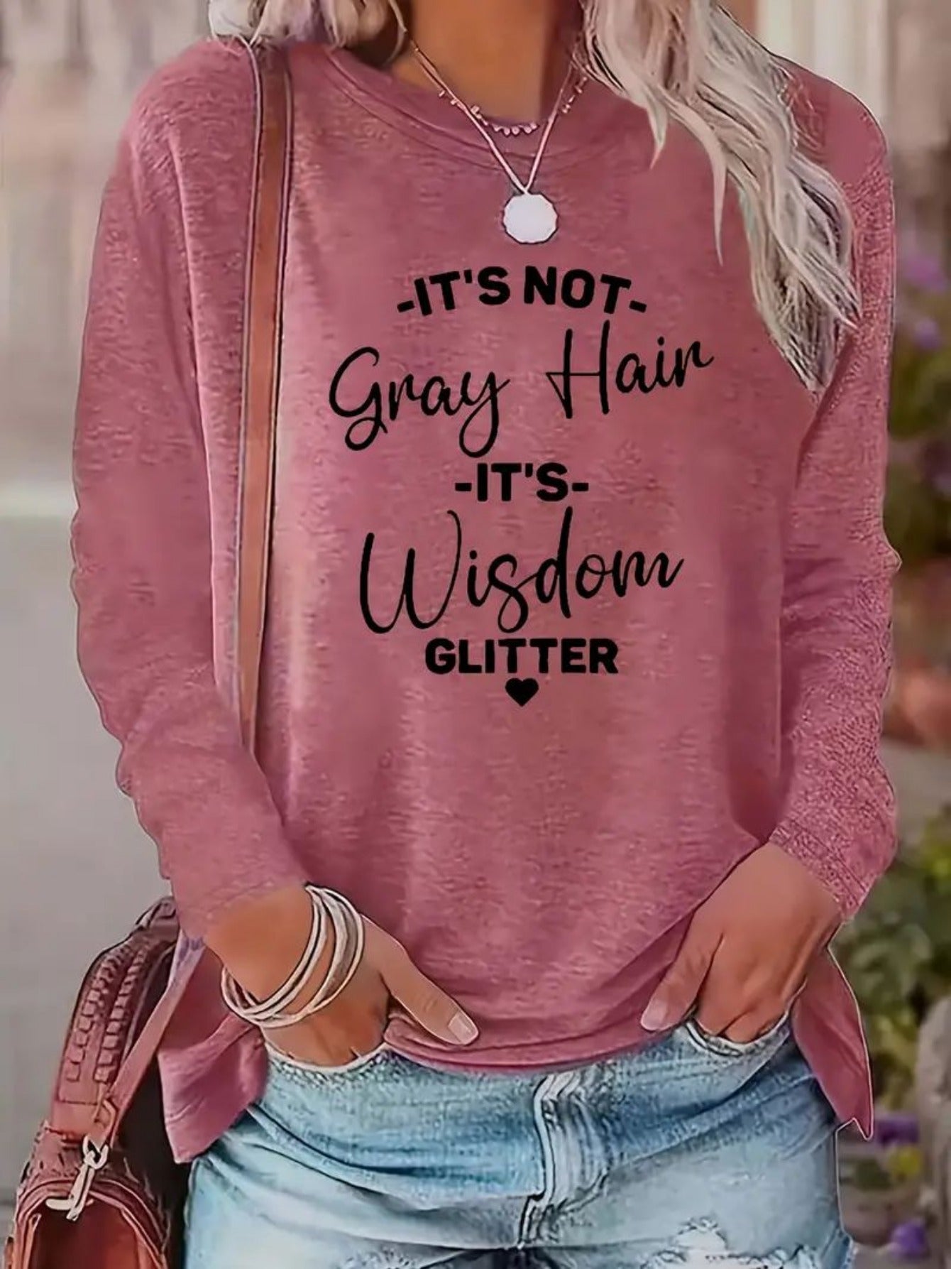Whimsical Heart & Paw Print Crew Neck Long Sleeve T-Shirt - Women's Casual Spring & Fall Clothing - Valentine's Day Gift Idea Whimsical Heart & Paw Print Crew Neck Long Sleeve T-Shirt - Women's Casual Spring & Fall Clothing - Valentine's Day Gift Idea